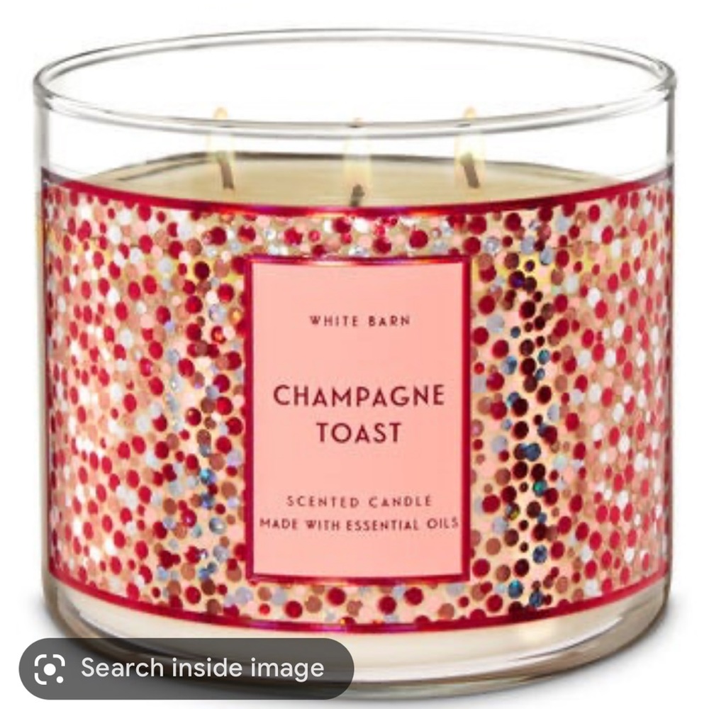 Bath & Body works 3 wick candle- Champagne toast